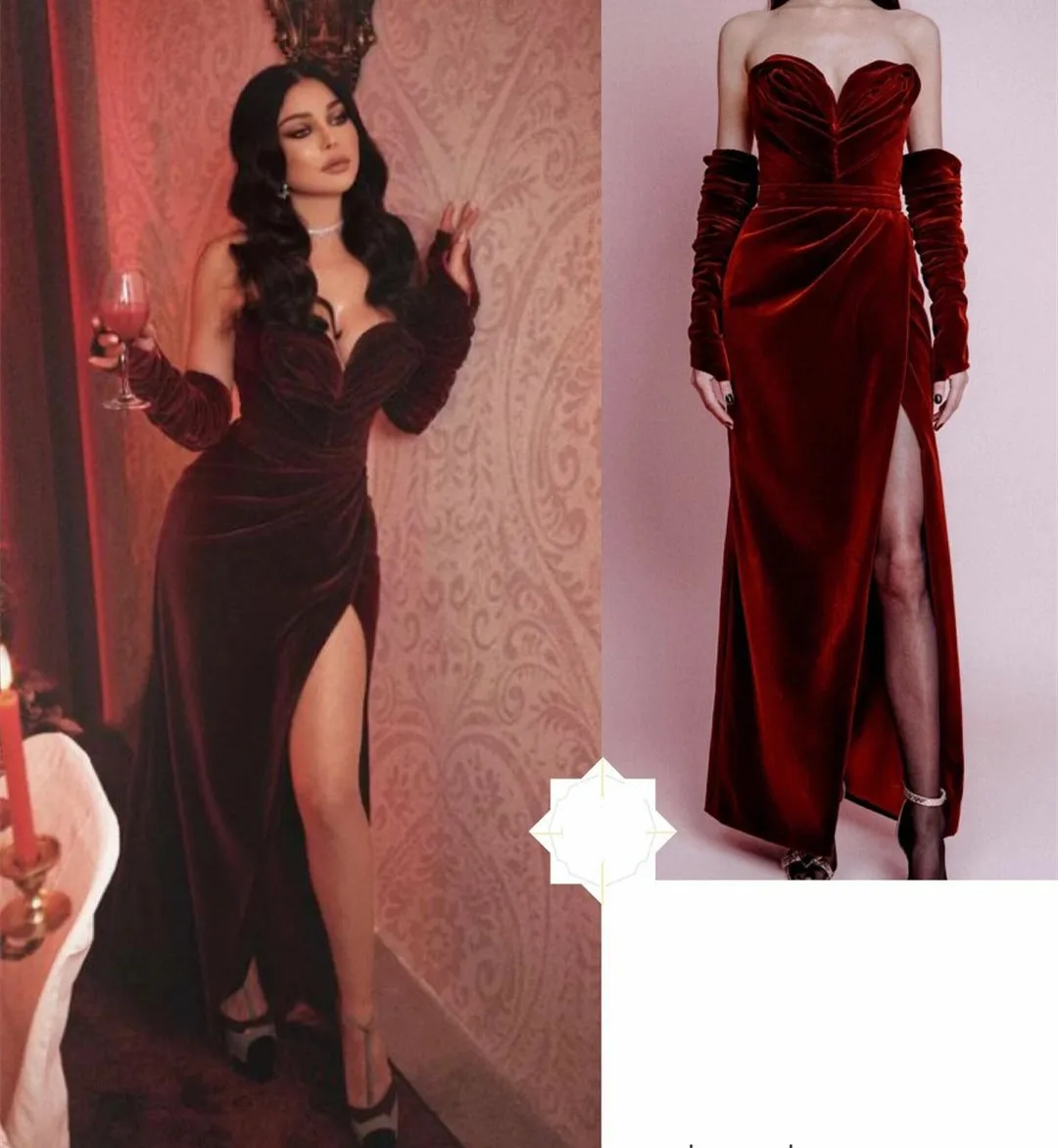 

Женское винтажное длинное платье с разрезом, ТРАПЕЦИЕВИДНОЕ плиссированное платье до пола, официальное платье для выпускного вечера