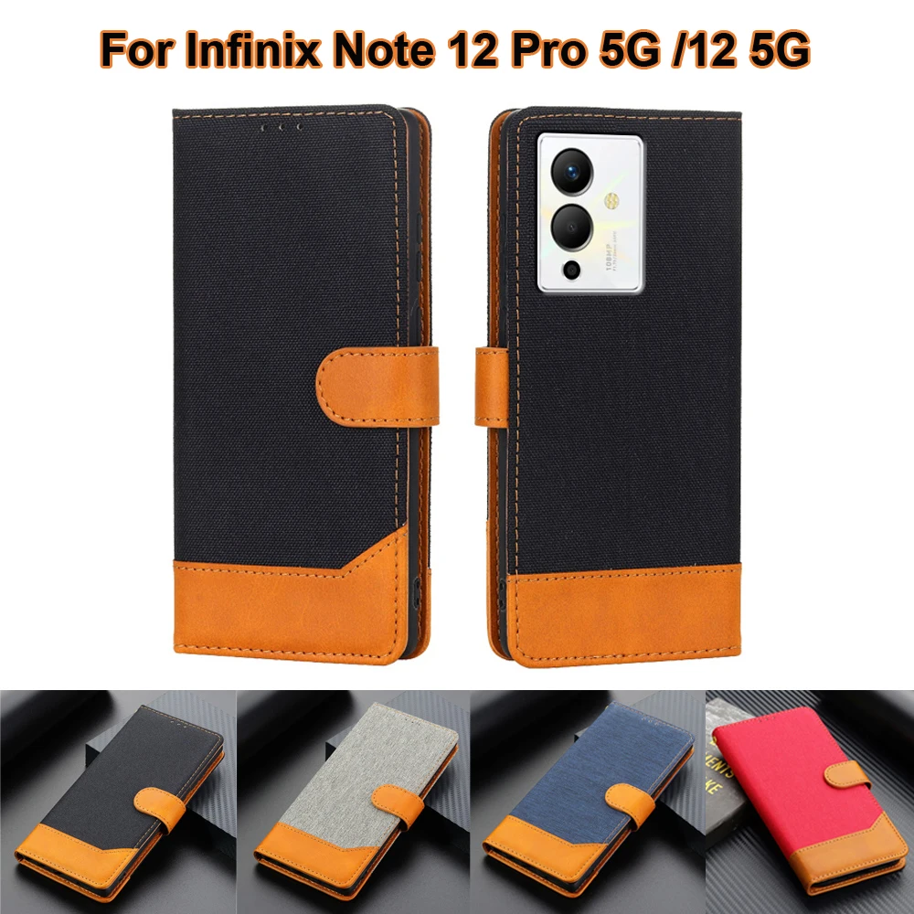 

for чехол Infinix Note 12 Pro 5G X671B Funda Original Leather Flip Phone Cover Carcasas Para Infinix Note 12 5G X671 Case Wallet