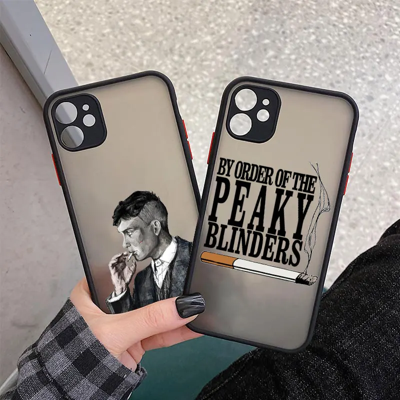 

Bloody Gangster TV Case For Iphone 12 13 11 14 Pro XS MAX 8 7 X SE XR 12 13 Mini Hard Fundas Coque Matte Translucent Phone Case