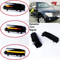 car dynamic turn signal light led side mirror indicator blinker lamp for mitsubishi pajero v73 v77 v93 v97 2006 2019