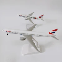 air british airways boeing 777 b777 airlines diecast airplane model plane w wheels aircraft toys alloy metal 16cm 19cm