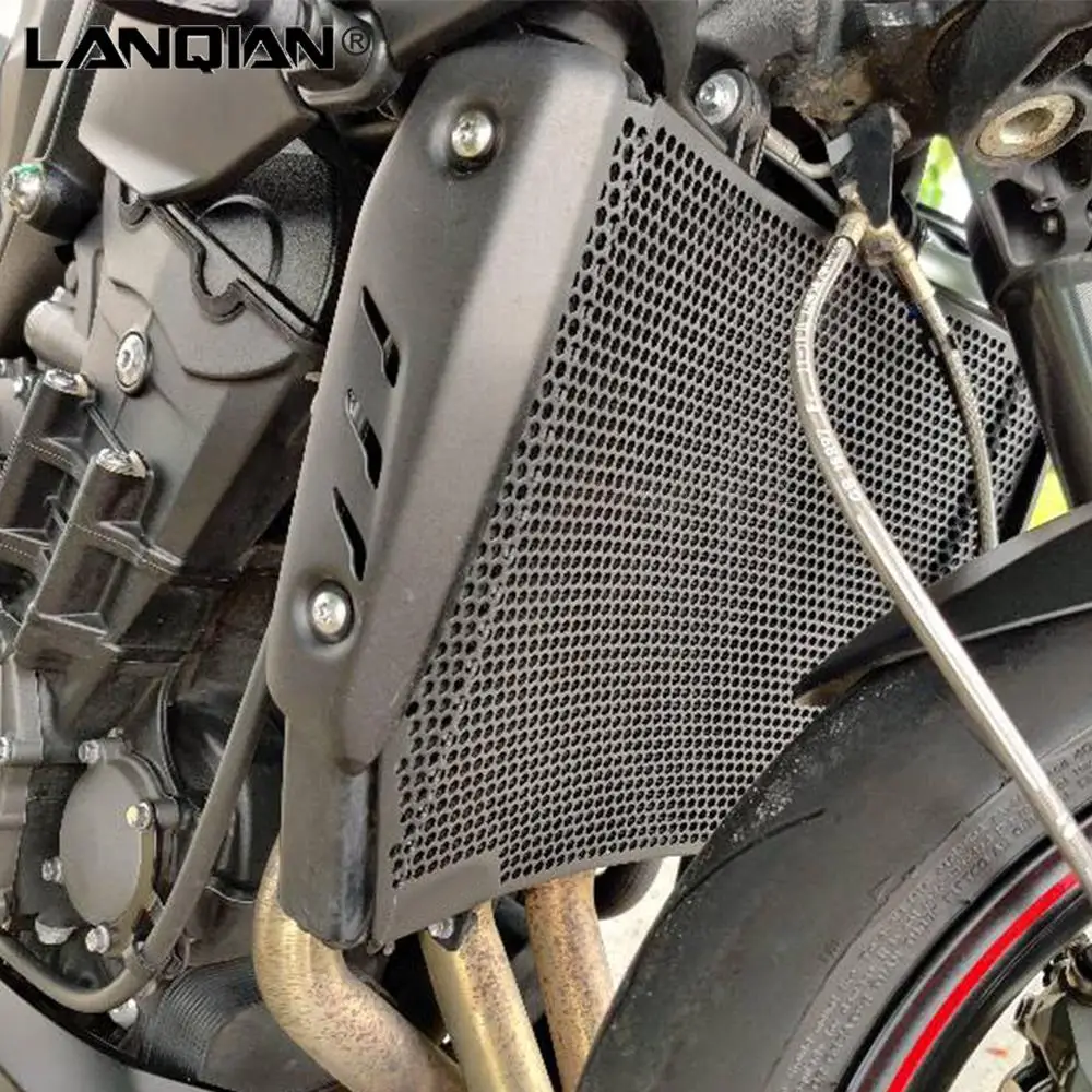 

Motorcycle Radiator Grille Guard Cover For 765 R S RS 2017 2018 2019