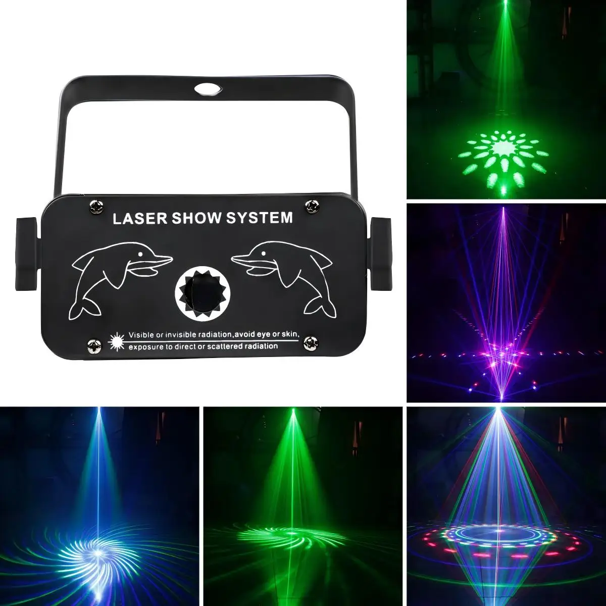 Fireions Мини-лазер с одним отверстием и RGB-подсветкой 10 Вт |