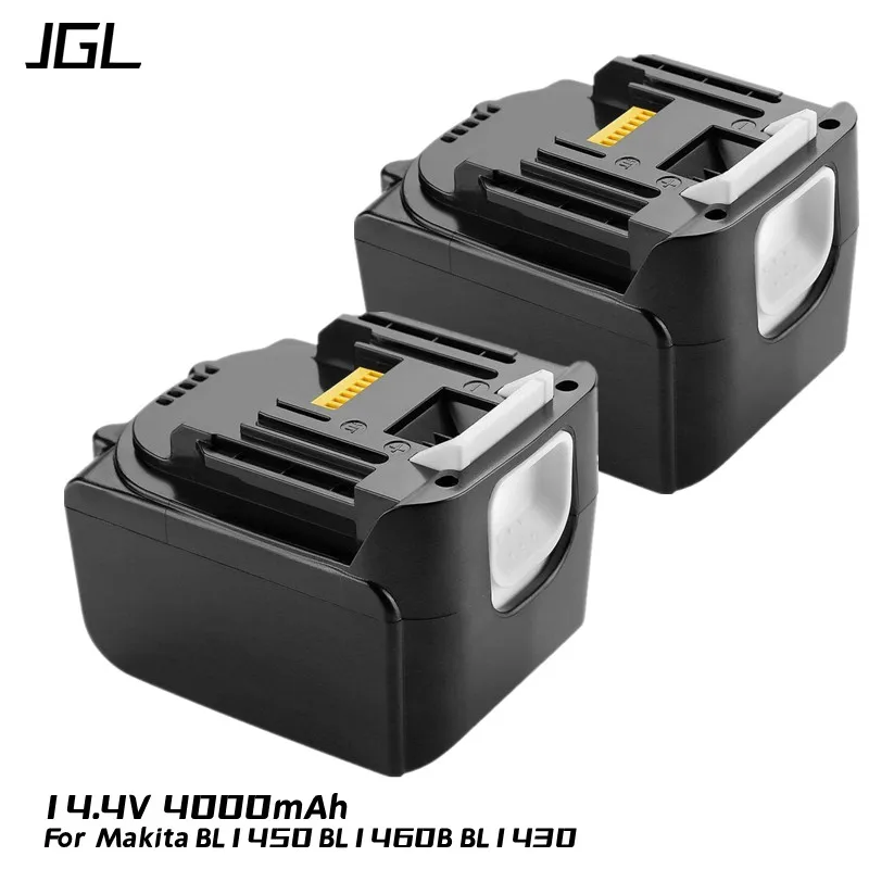 

3 Pack 14.4V 4.0Ah Lithium ion Power Tool Batteries replacement fit for Makita LXT series BL1450 BL1460B BL1430
