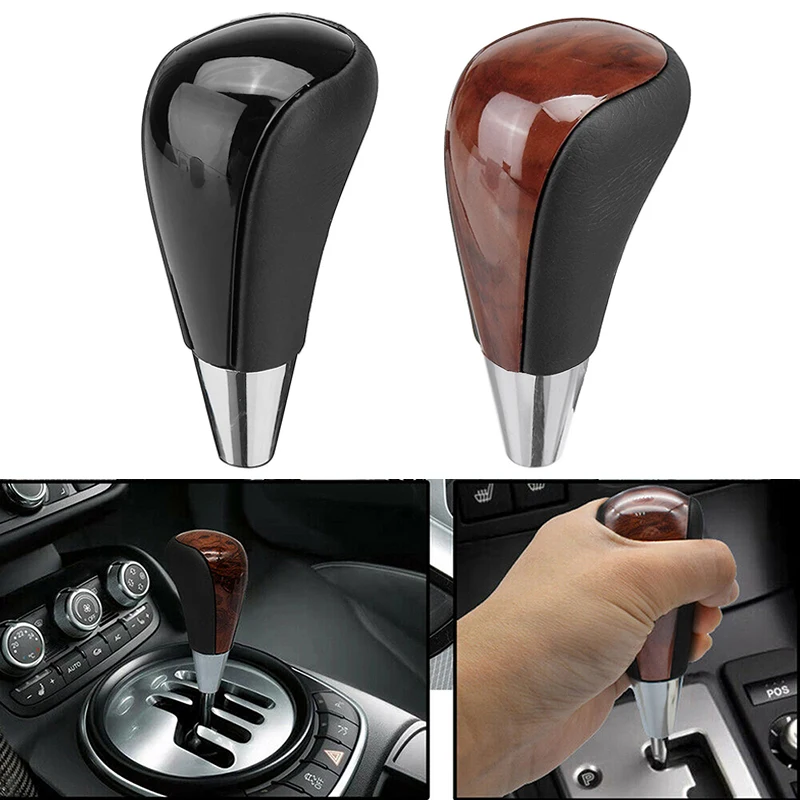 Ручка переключения передач черного + ДРЕВЕСНОГО ЦВЕТА подходит для Toyota 4runner Tacoma