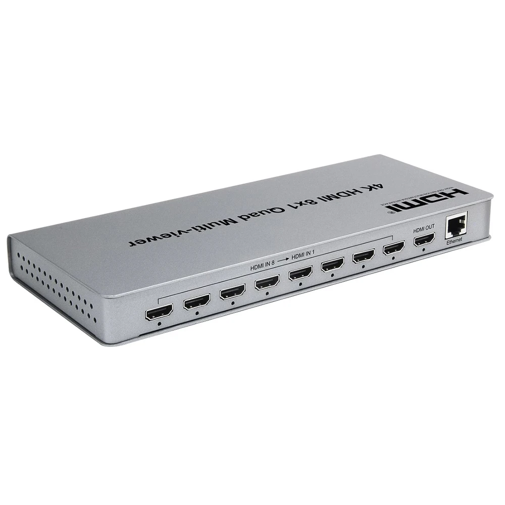 Фото 4K HDMI 8x1 мультипросмотр 8 в 1 выход HDMI мультипросмотр бесшовный переключатель 8 картинок HDMI мультипросмотр 1 ТВ монитор просмотр Мультиэкран №5