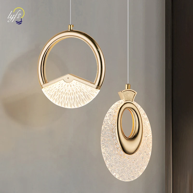 Nordic LED Pendant Lights Indoor Lighting Luxurious Hanging Lamp For Home Dining Tables Living Room Decoration Bedside Light 1