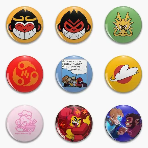 

Куртка Monkie Kid Mei Dragon, символ красного сына, пальто Mk, мягкая пуговица, шляпа для влюбленных, металлическая креативная Женская милая