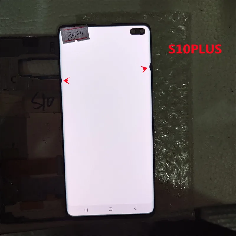 100% Оригинальный 6 4 ''ЖК-дисплей для SAMSUNG Galaxy S10 PLUS SM-G9750 G975F дисплей сенсорный