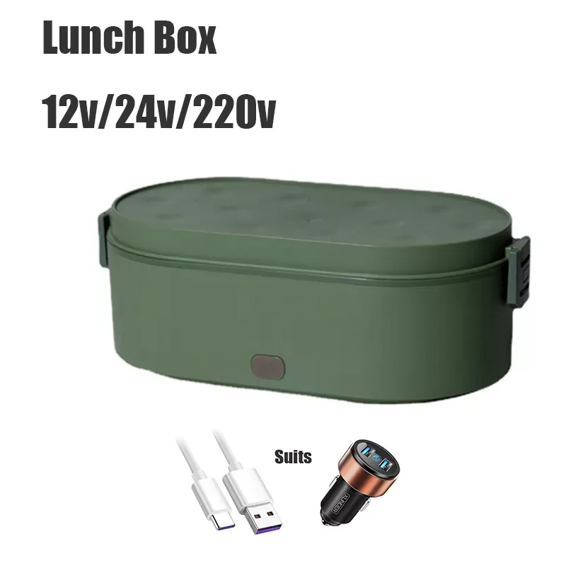 

800 мл Электрический Ланч-бокс, пищевой контейнер, подогреватель, Портативный Ланч-бокс из нержавеющей стали для автомобиля, офиса, школы