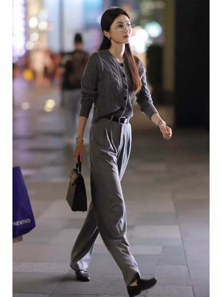 Одежда для ранней осени полный комплект система соли жареная уличная мода