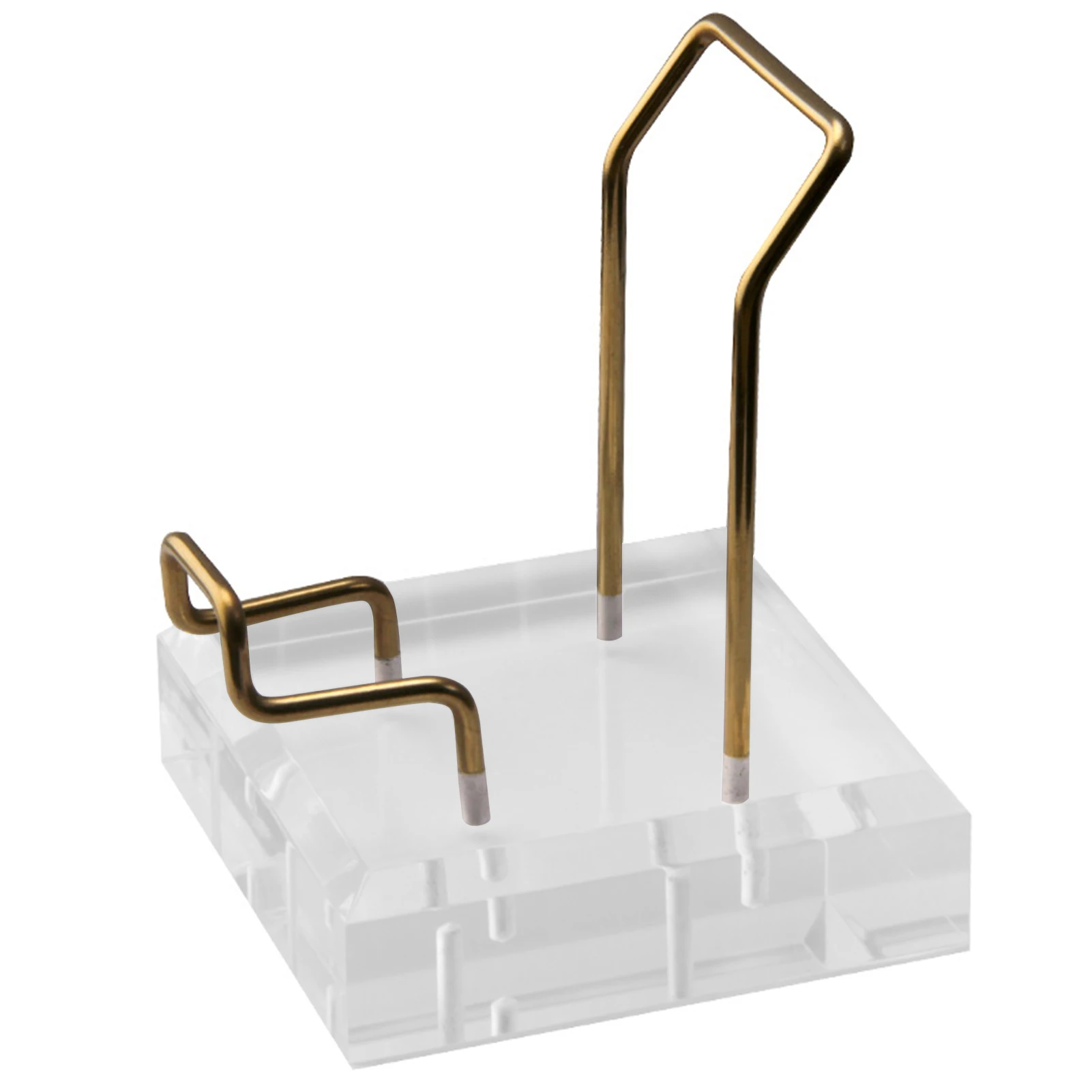 Metal Arm Mineral Stand Display Holder Rack Wood Support Base For Crystal Minerals Ores Agate Rocks For Home Office Show Room