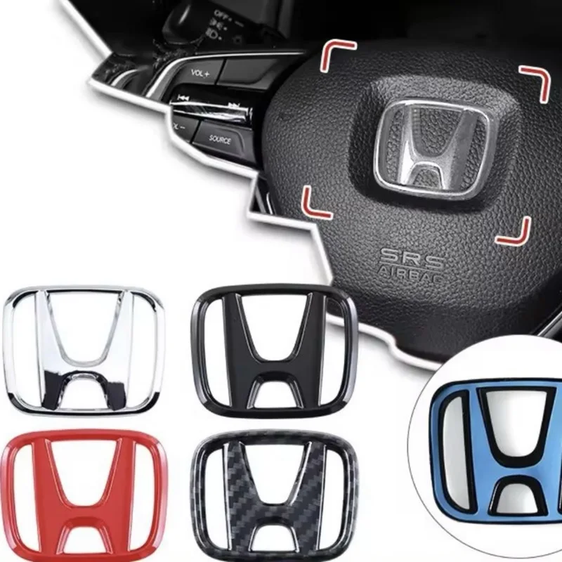 Фото Декоративная наклейка-эмблема на руль автомобиля, стайлинг для Honda Civic, CRV, Accord, Mugen, Prelude, FIT, City, CRZ, CRX, Jazz №1