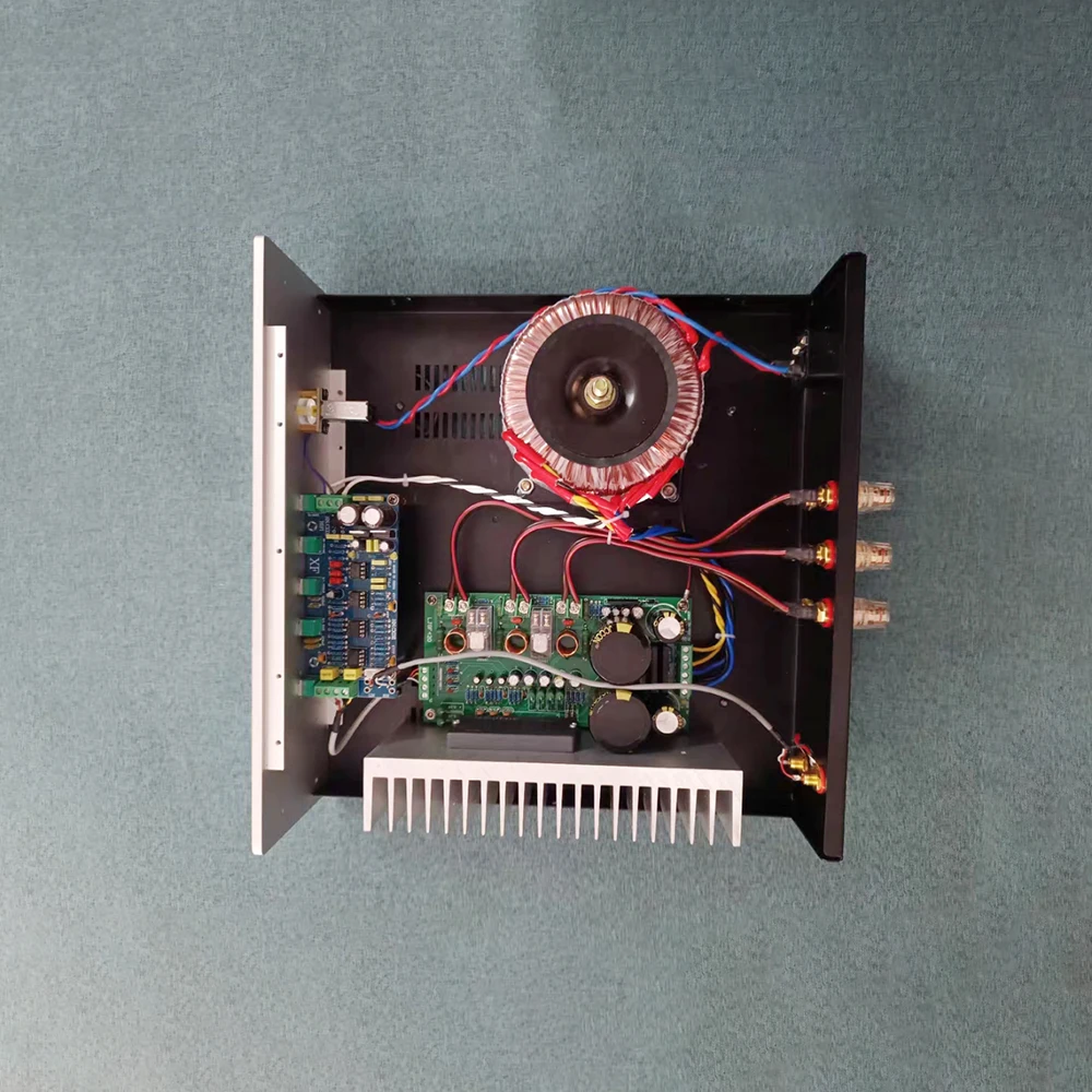 Трехканальный мощный усилитель STK413-430 Fever (stk413-420+2.1poa2604)32*32*10 см для толстой пленки 2