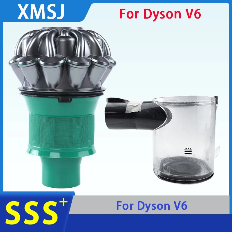 

For Dyson V6 Dust Bin Parts Robot Vacuum Cleaner Original Cyclone Dust Collector Motor Head Filter Bucket Replacement Accessorie