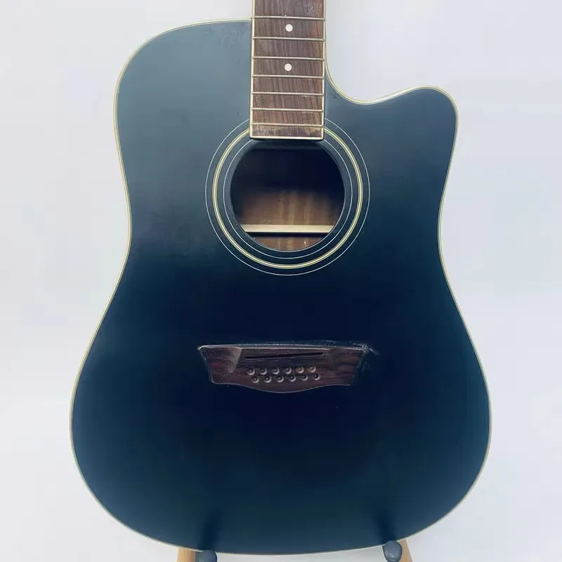 A223 Электрическая и акустическая гитара натуральная Morgan 12 струн незаконченные