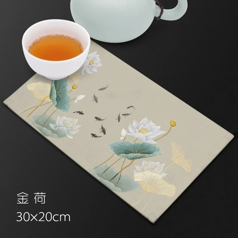 Высококачественные чайные полотенца чайная скатерть впитывающие коврики для