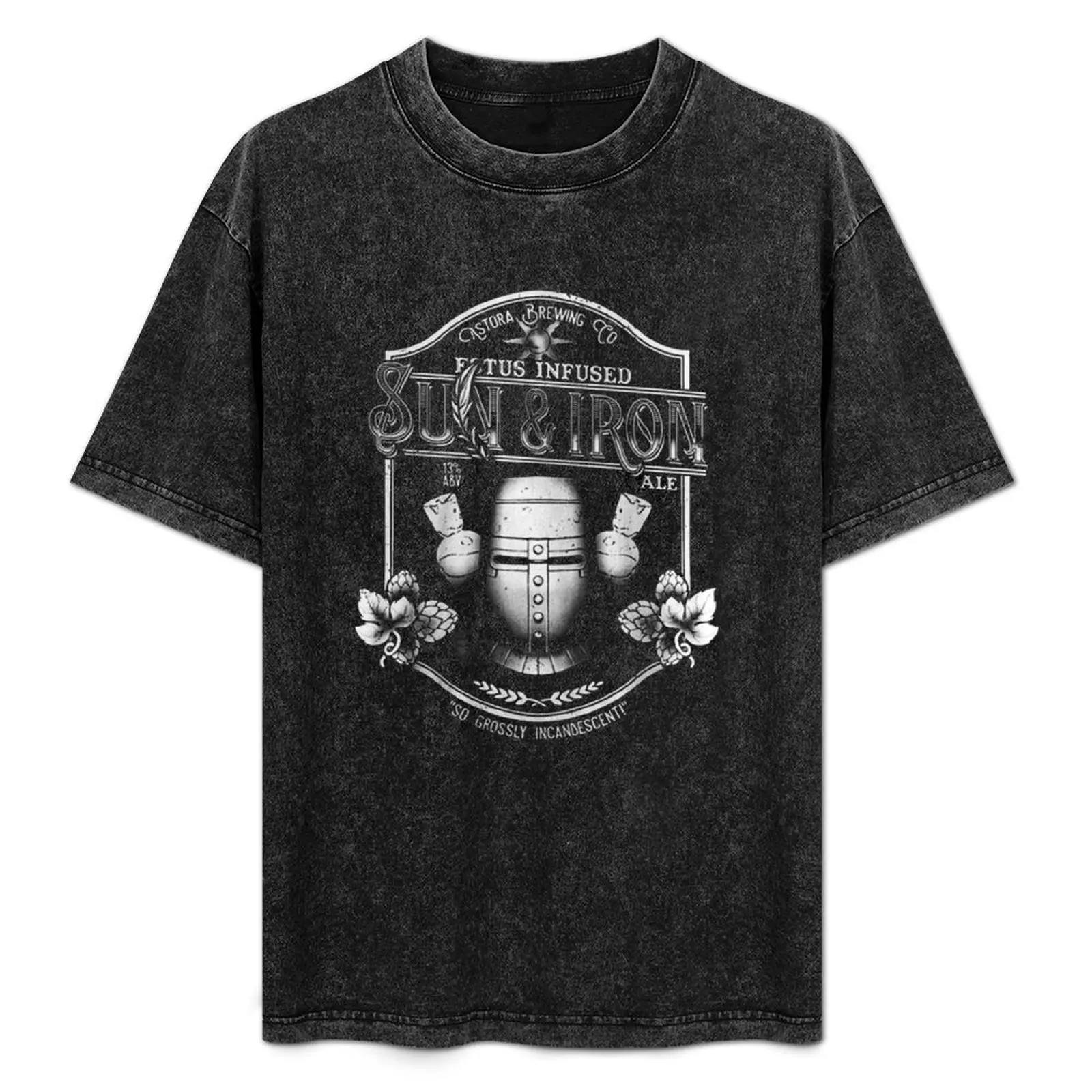 Фото Футболка Astora Brewing, повседневная праздничная футболка с короткими рукавами №1