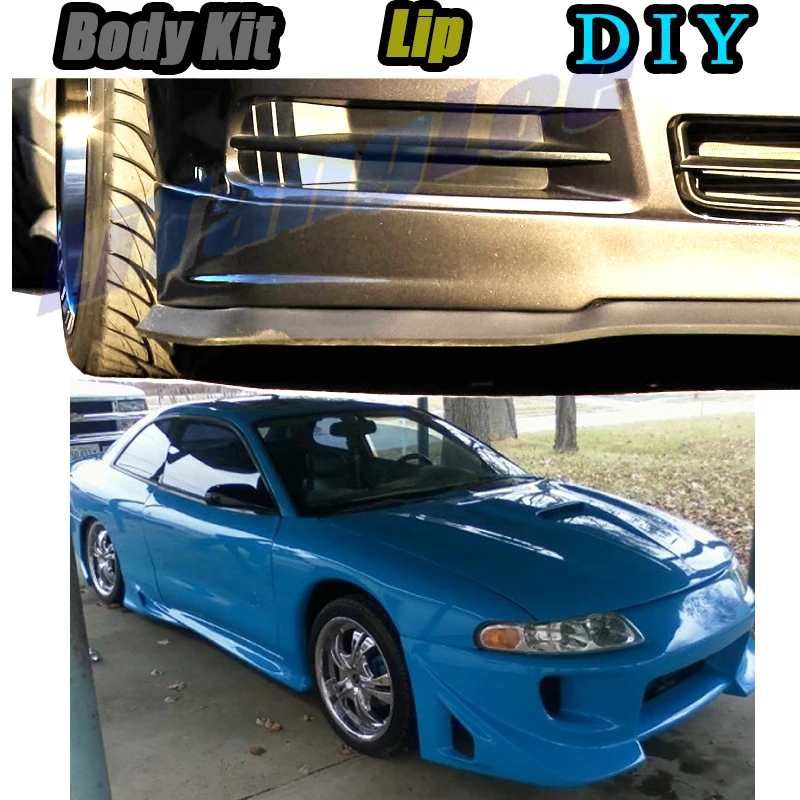 

Car Bumper Lip Front Spoiler Skirt Deflector For Chrysler Sebring Tune Car Modified Body Kit VIP Hella Flush Lips