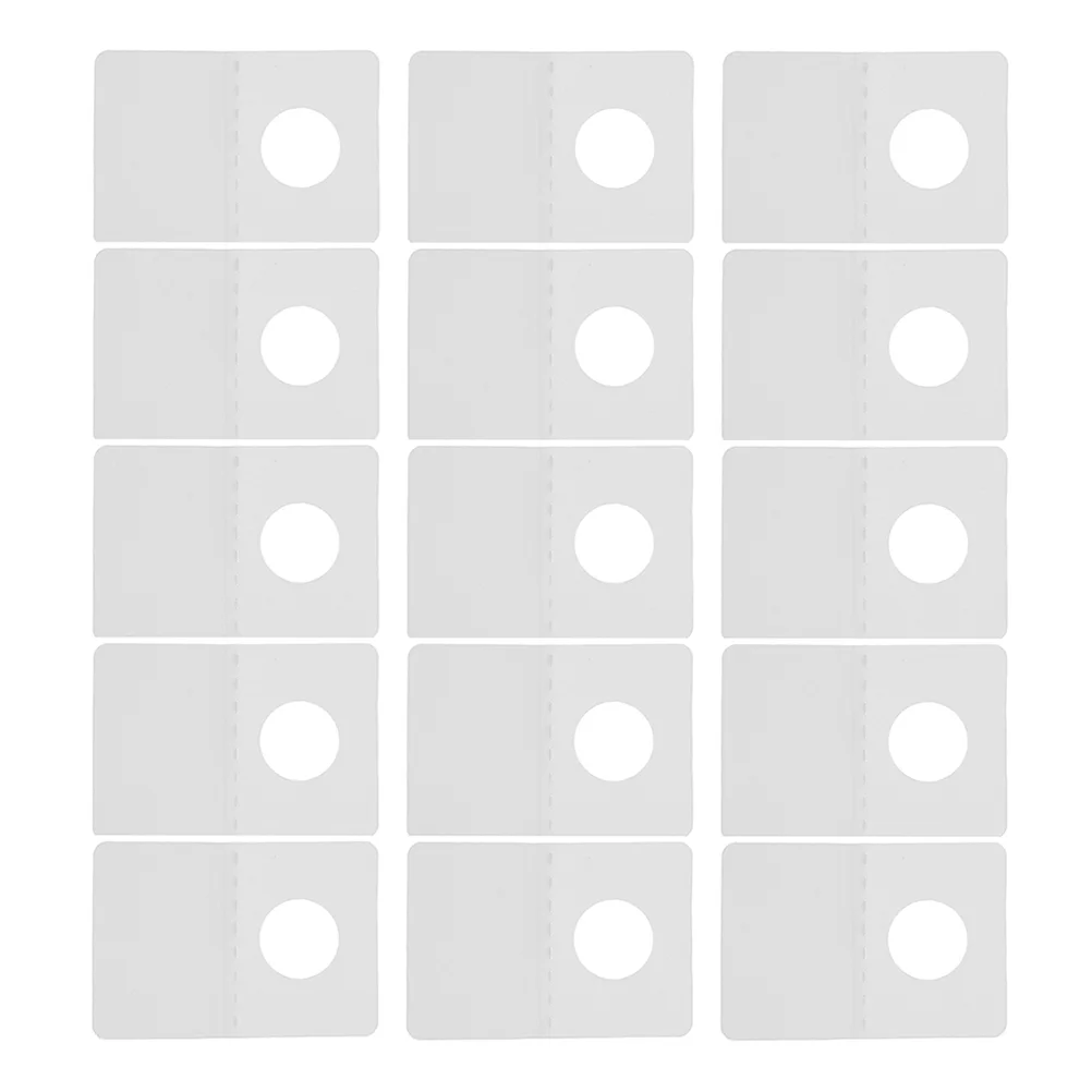 

600 Pcs Self-adhesive Hook Stickers Plastic Clothes Hangers Sticky Tabs Wall Hanging Display Round Hooks