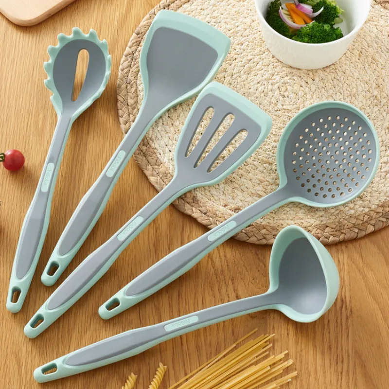 

Heat Resistant Cooking Tool Sets Silicone Accessories Cookware Non Stick Cooking Tool Sets Cocina Accesorio Home Kitchen DB60P