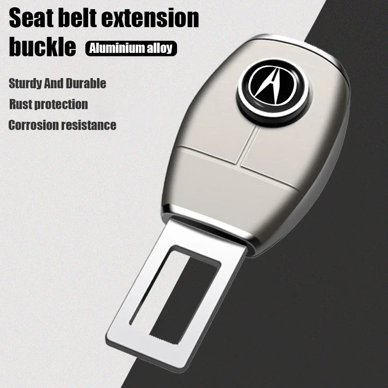 

1Pc Car Safety Belt Extender Buckle Plug Buckle for Acura TLX MDX RDX CDX ZDX RLX TSX TL Vigor Integra RSX TLX-L NSX Accessories