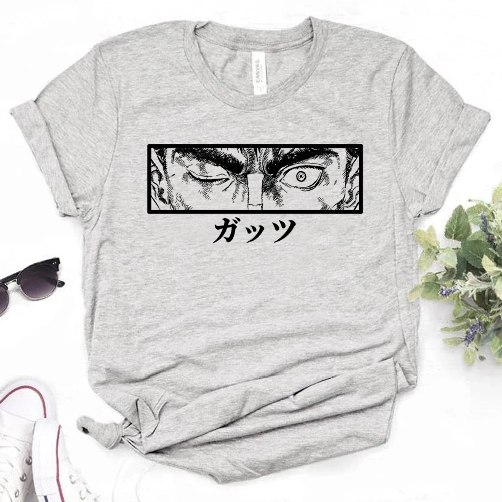 

Berserk t shirt women manga summer funny t-shirts female Japanese clothing