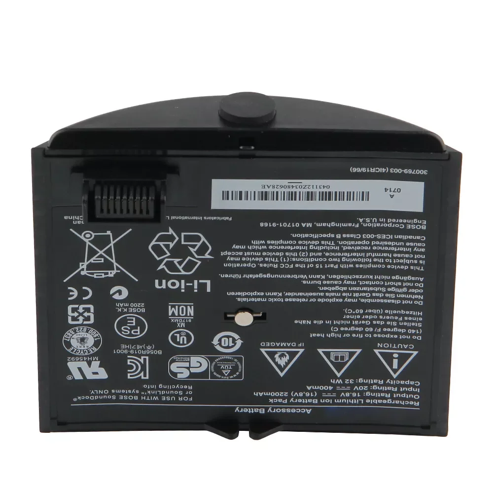 Оригинальная сменная батарея для BOSE SoundDock SounDock SoundLink Air 300769-001 300768-003 300770-001