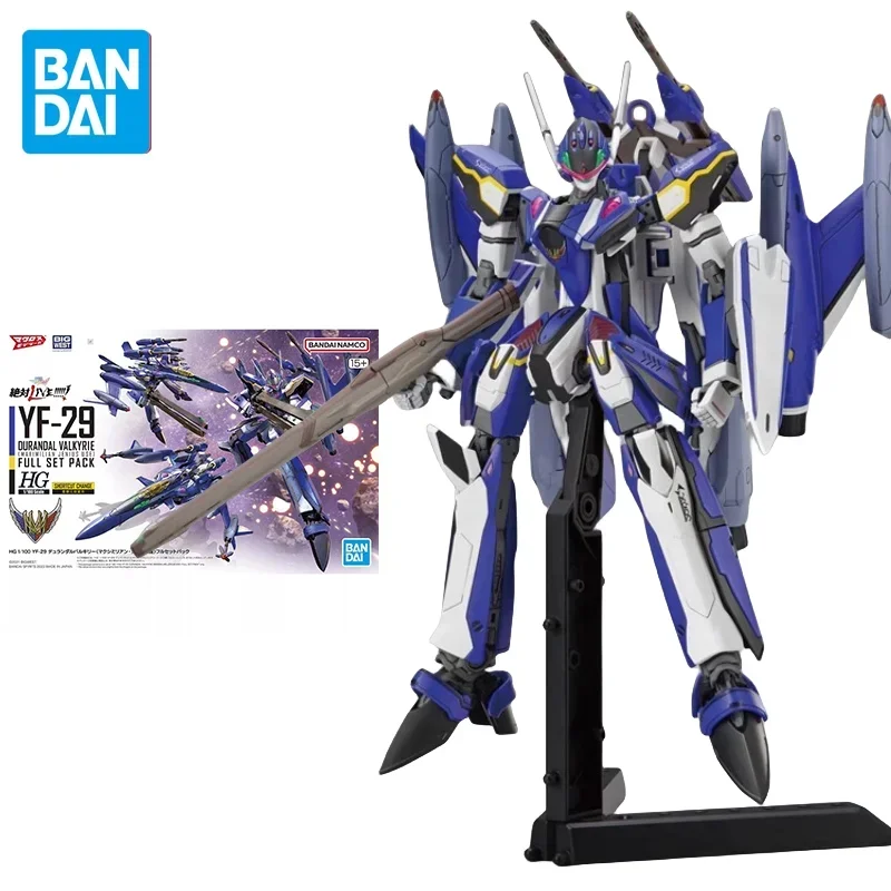 Оригинальная аниме-фигурка Bandai HG 1/100 YF-29 DURANDAL VALKYRIE полный набор экшн-фигурка