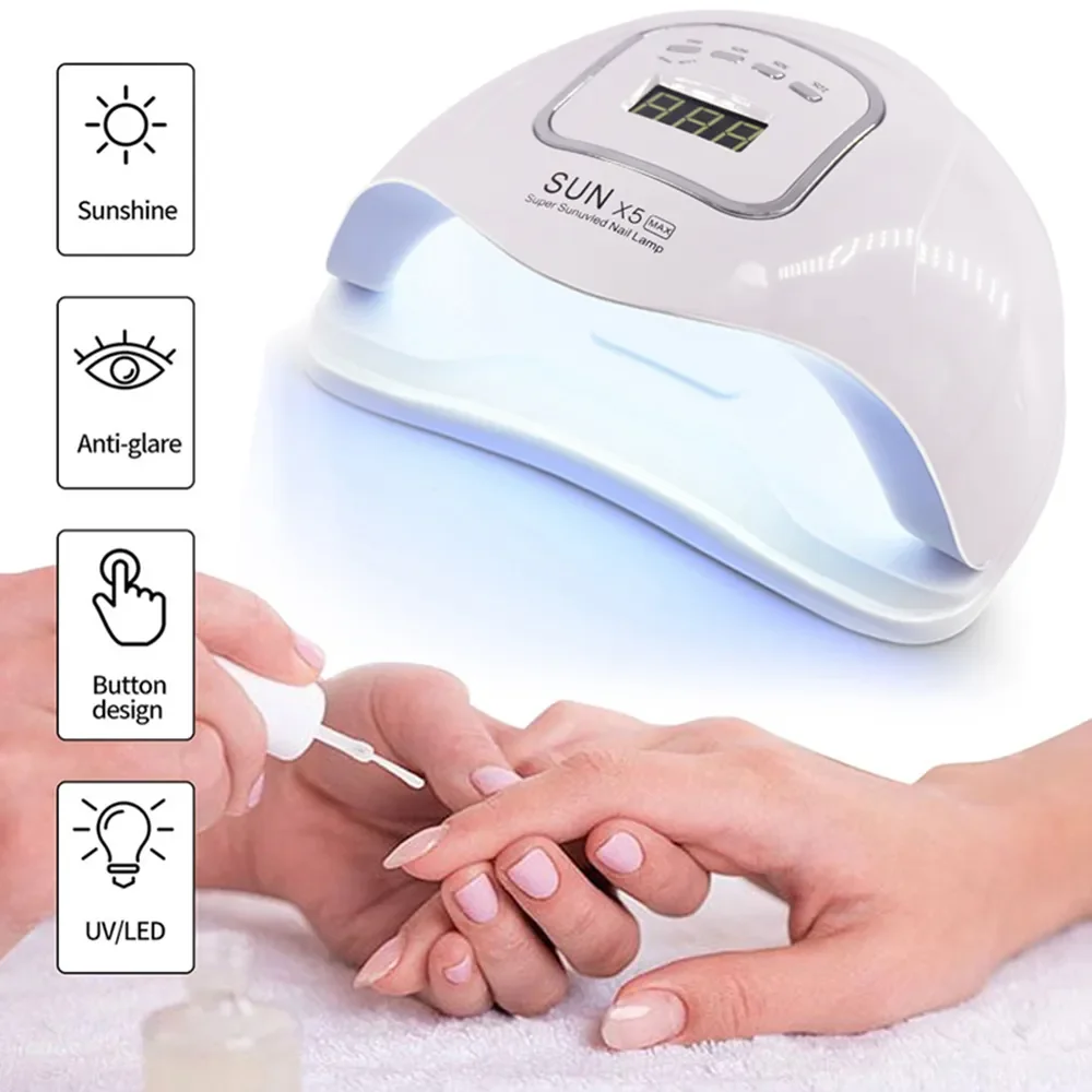 

NEW2023 Nail Dryer LED Nail Lamp UV Lamp for Curing All Gel Nail Polish With Motion Sensing Manicure Pedicure Salon Tool