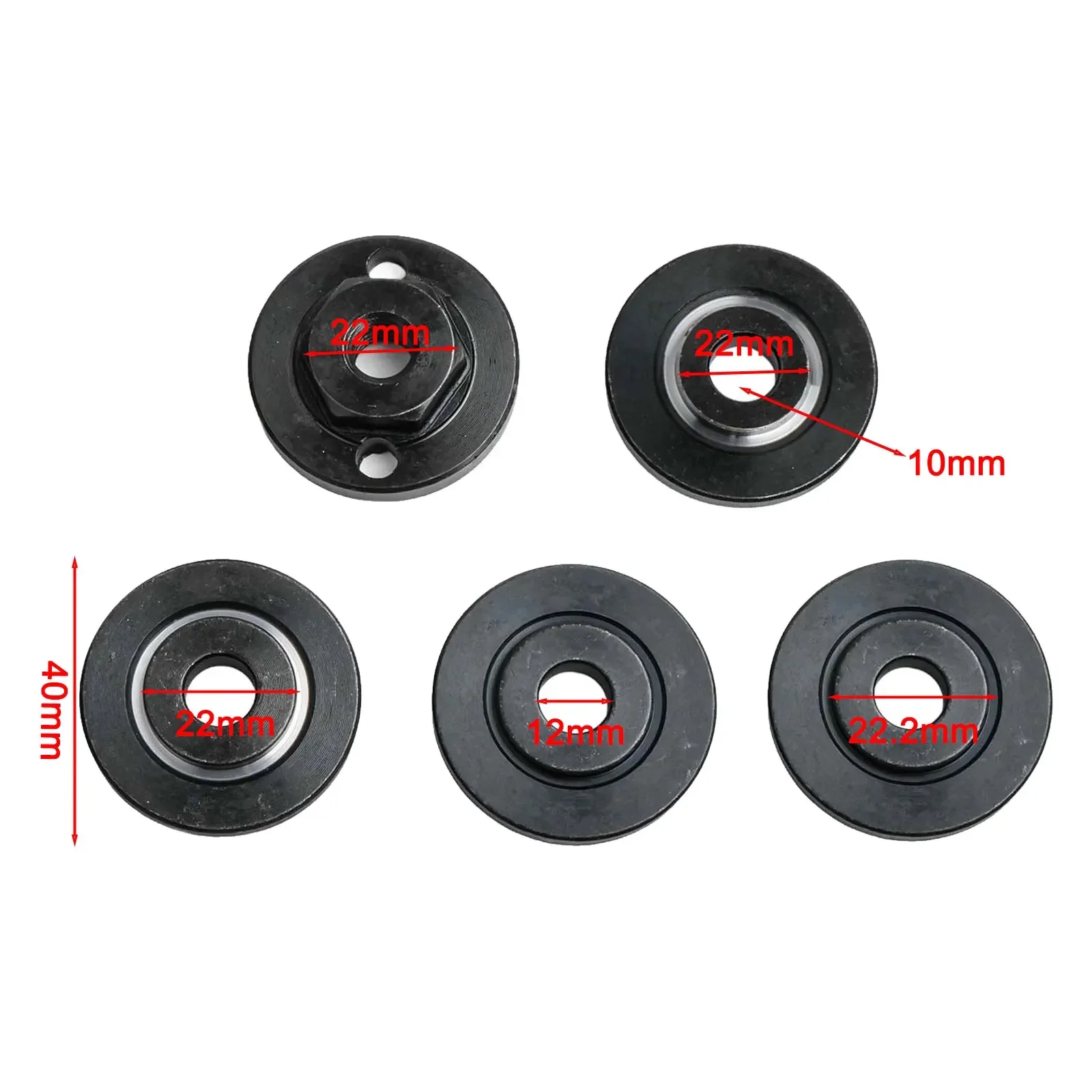 

Набор наружных фланцевых гаек для угловой шлифовальной машины, шестигранник M10, совместимый с шлифовальными машинами 100 мм, с лезвиями 20 22 и 22 2 мм