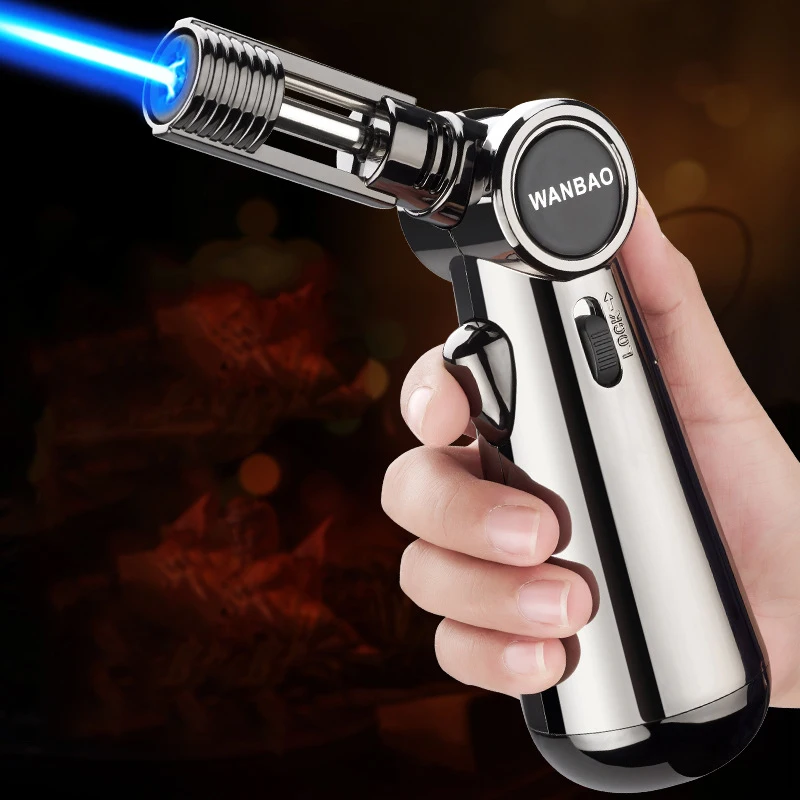 

Home Kitchen Outdoor Barbecue High-quality Boutique Windproof Large-capacity Inflatable Flamethrower Creative Rotatable Nozzle