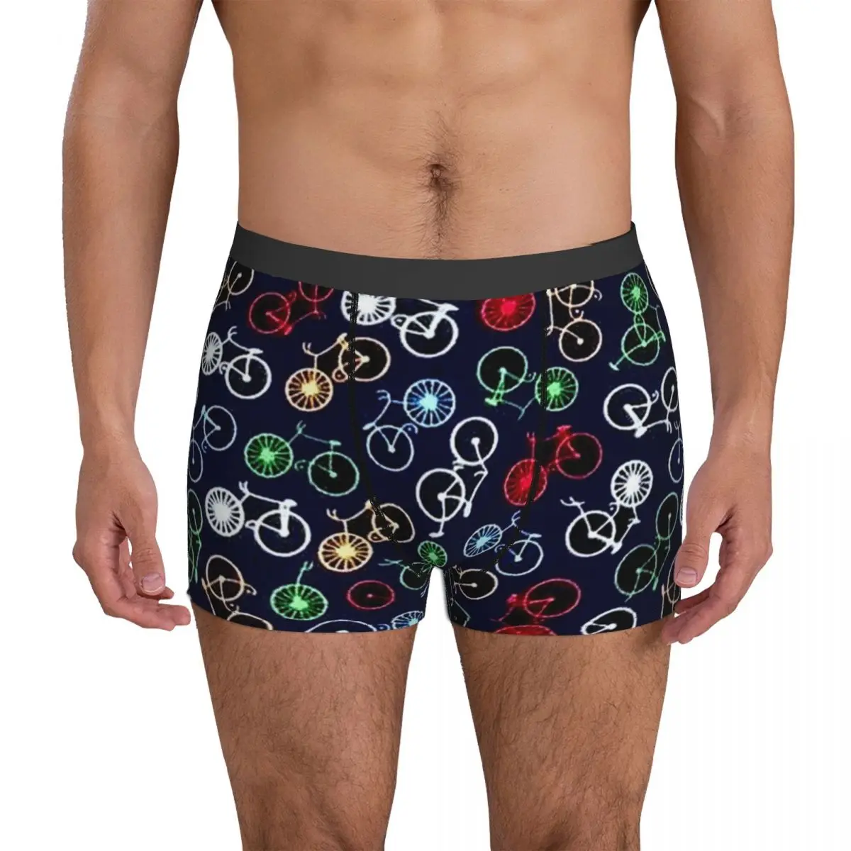 

Pop Art Underwear Multiple Bike Print 3D Pouch Trenky Boxershorts Sublimation Shorts Briefs Stretch Man Panties Plus Size 2XL