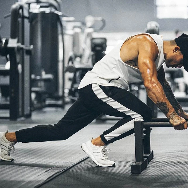 

Men's Fitness Sport Pants Men Skinny Sweatpants Mens Joggers Gym Sportswear Tracksuit Bottoms Gym Running Trousers Male Joggers