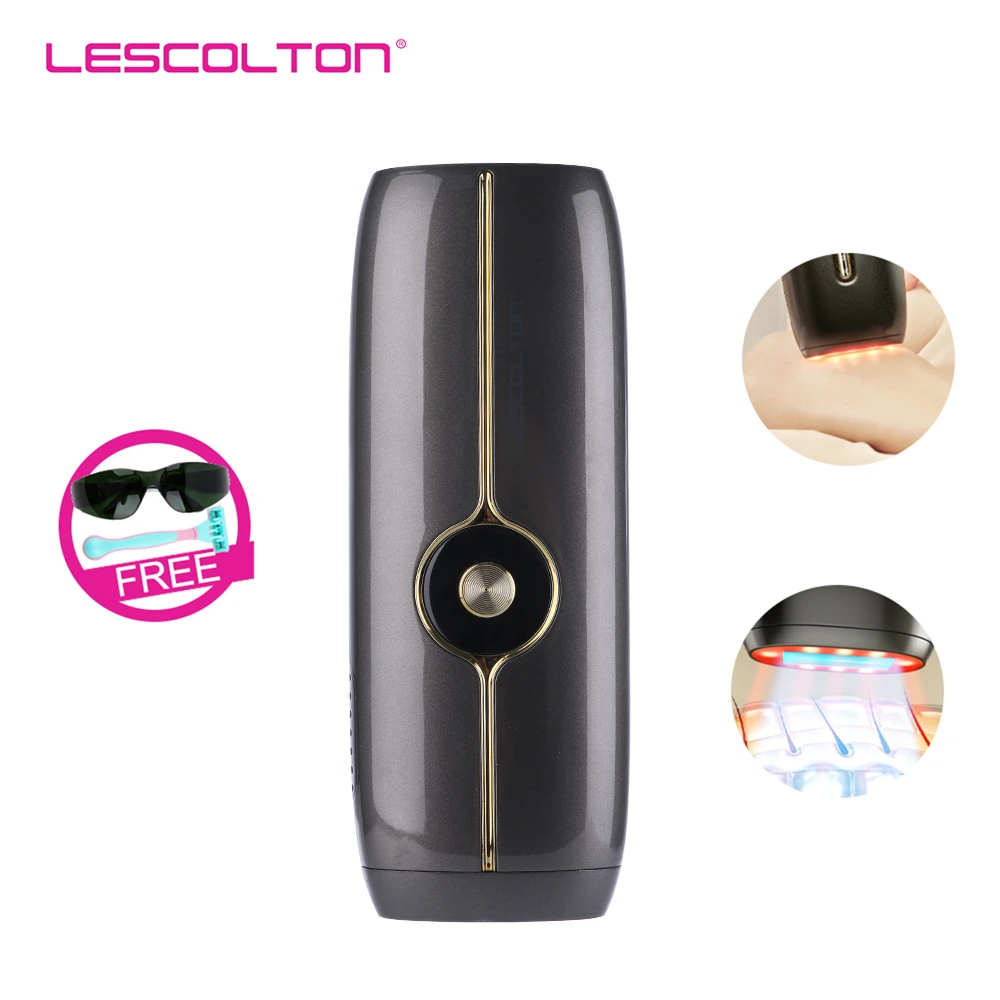 Lescolton New IPL Laser Epilator ICE Cooling Laser Permanent Photoepilator Hair Removal Painless Electric Epilator Body Face