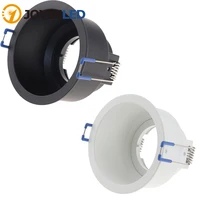 10pcs/Lot Ceiling Spotlight LED Ceiling Downlight Aluminum Frame Socket GU10/MR16 Bulb Holder Spot Lighting Fitting Fixture