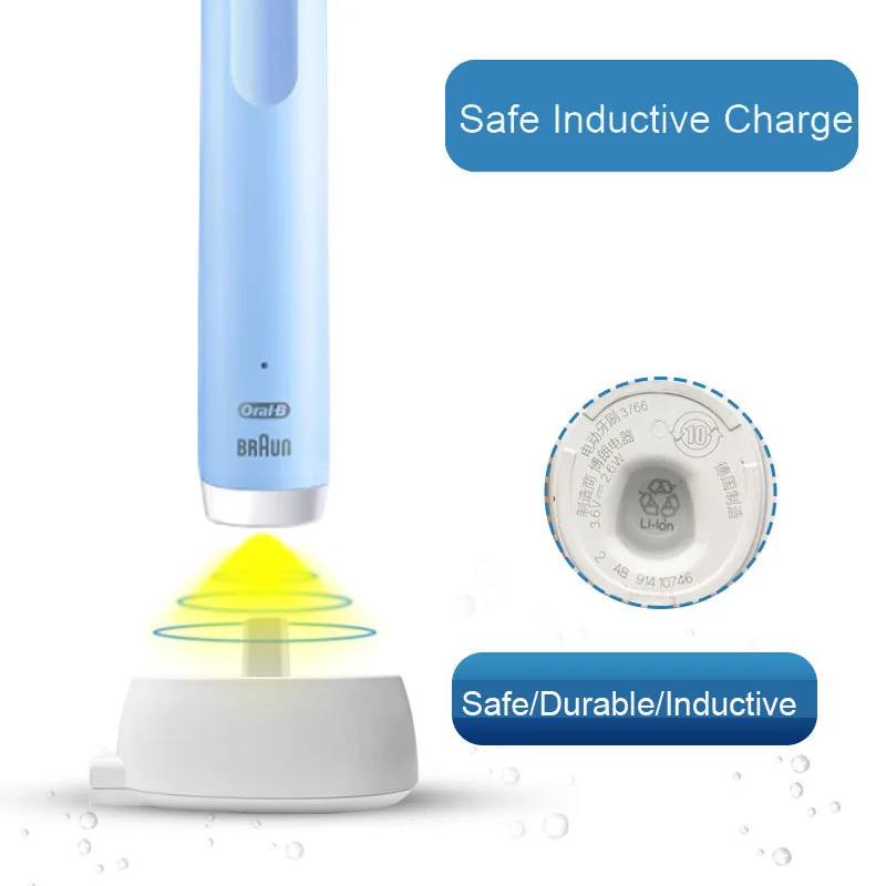 Зарядная док-станция для электрической зубной щетки Braun Oral B D12523 3757 3709 3728 3737 4736 4717