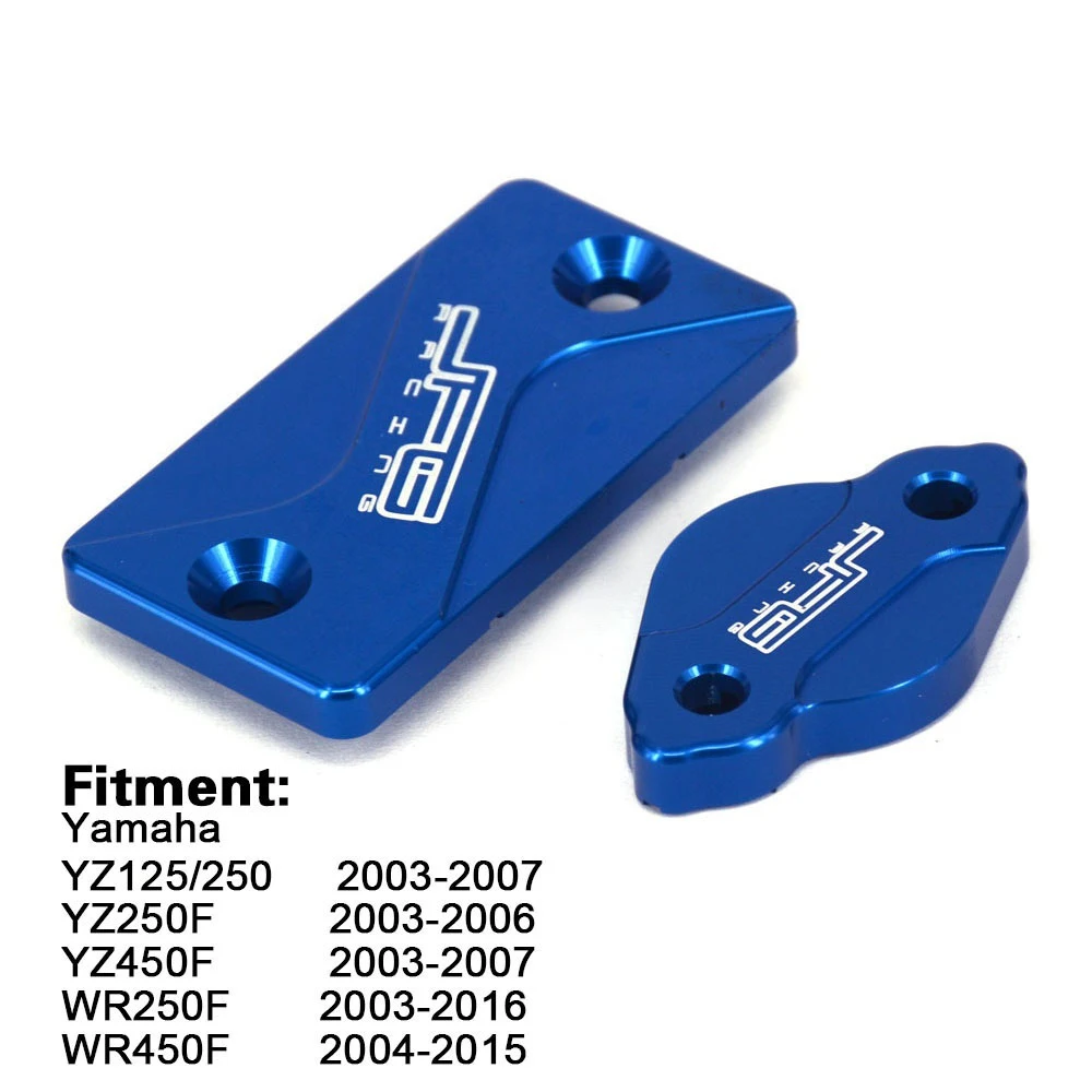 

Крышка бачка тормозной жидкости с ЧПУ для мотоцикла, блок оси, крышка двигателя, набор заглушек для Yamaha YZ WR 250F 250X 250R 450F YZ250F YZ450F