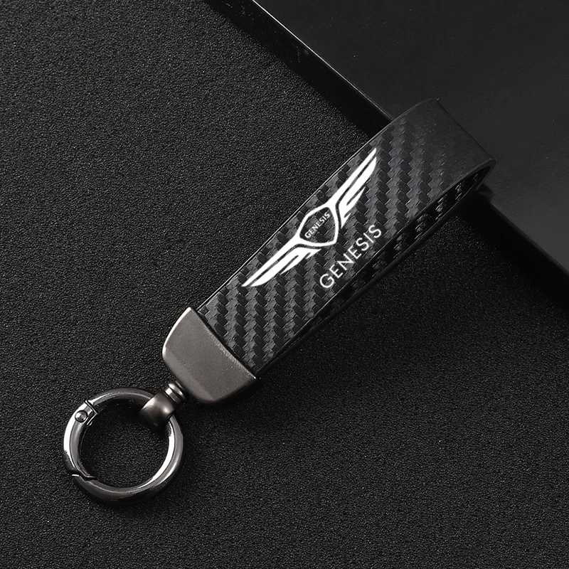 Автомобильный брелок из углеродного волокна для Hyundai GENESIS g80 g70 g90 gv80 автомобильные