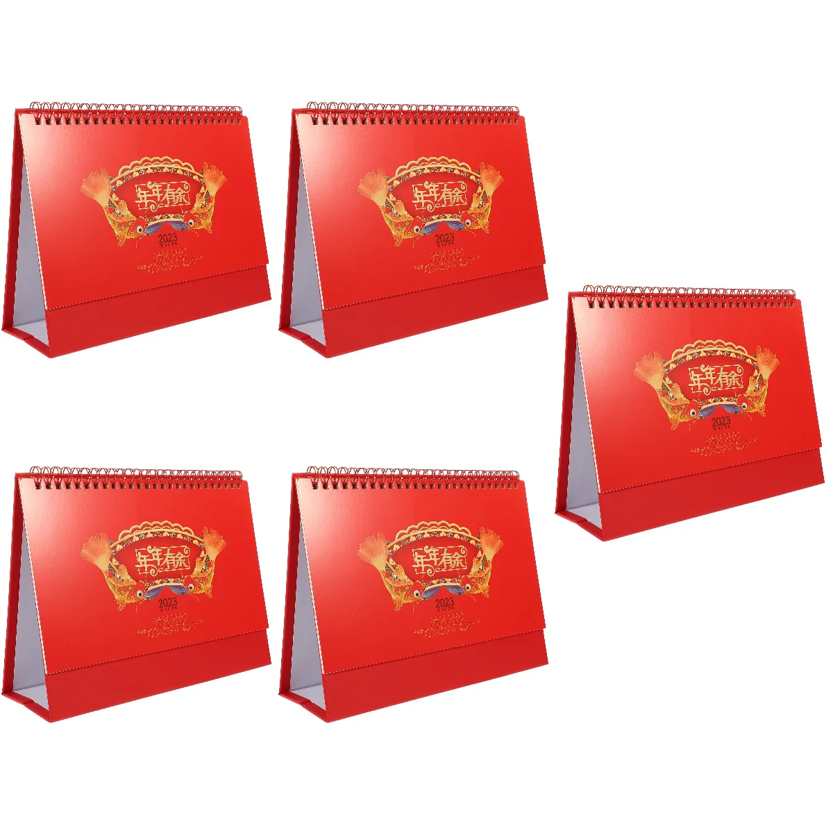 

5x Chinese Lunar Calendar For Home Office Household Desk Calendar Desk Calendar for Tabletop Office Desk