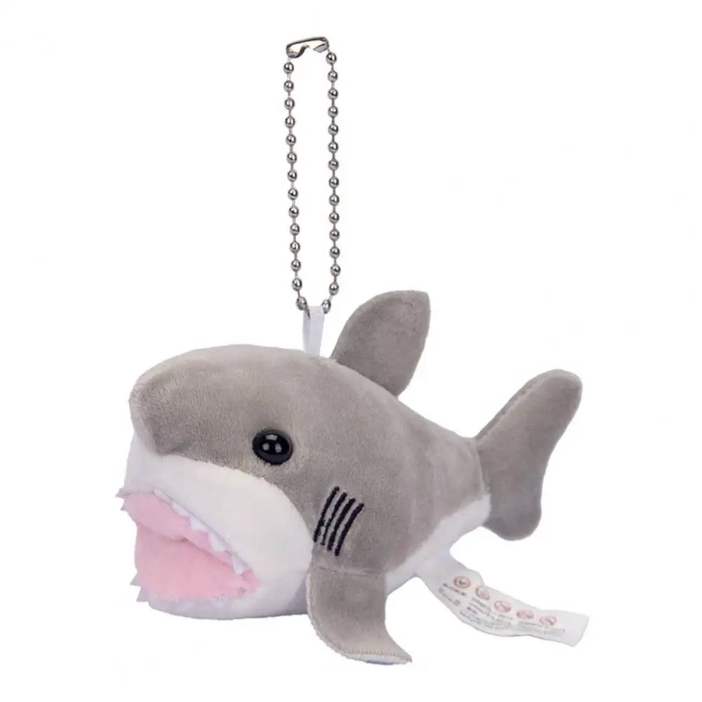 

Брелок для ключей в виде куклы, креативный Многофункциональный плюшевый мультяшный брелок для ключей с имитацией акулы, мягкая игрушка для ...