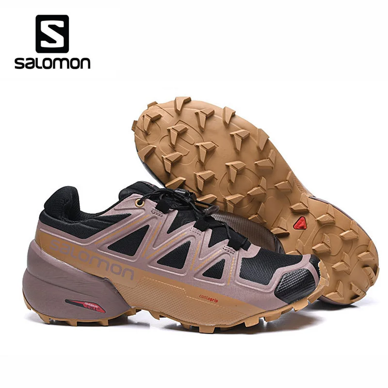 Breathable Shose Salomon Speed Cross 5 Original Men Running Shoes Outdoor Athletic Sport Salomon Speedcross 5 gtx