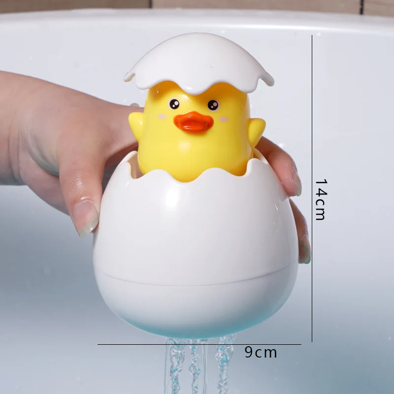 Baby Bathing Toy Kids Cute Duck Penguin Egg Water Spray Zraszacz Łazienka Prysznic Pływanie Woda Zabawki Dla Dzieci Prezent