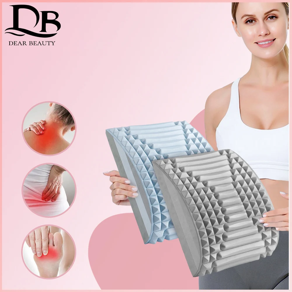 Портативный 26 ° Изогнутая Поясничная Поддержка Релаксатор Устройство Для