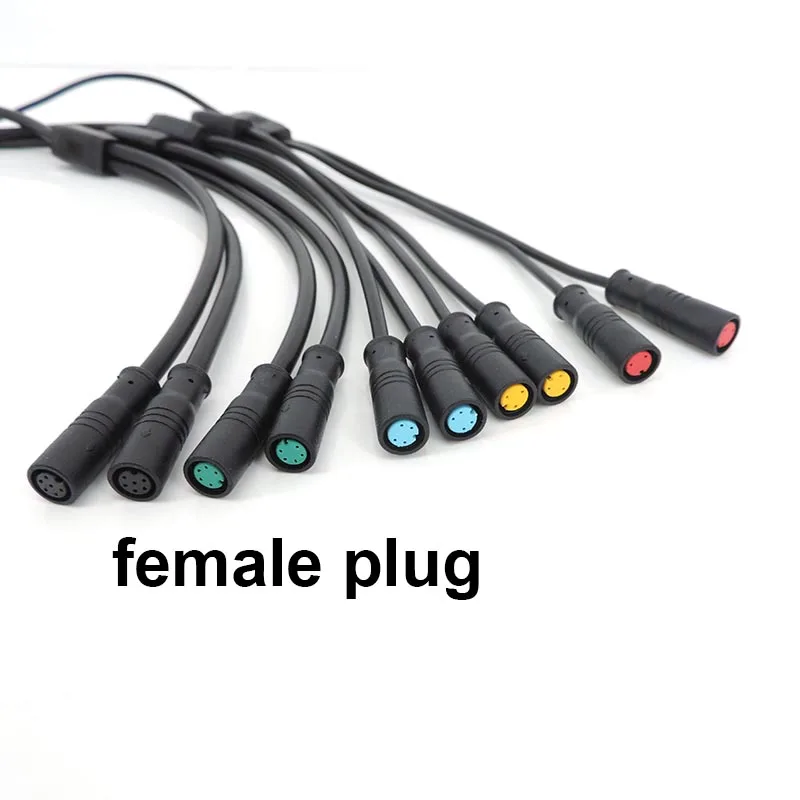 M8 Y-сенсорный кабель 1 штекер на 2 гнезда 2/3/4/5/6-контактный разъем для