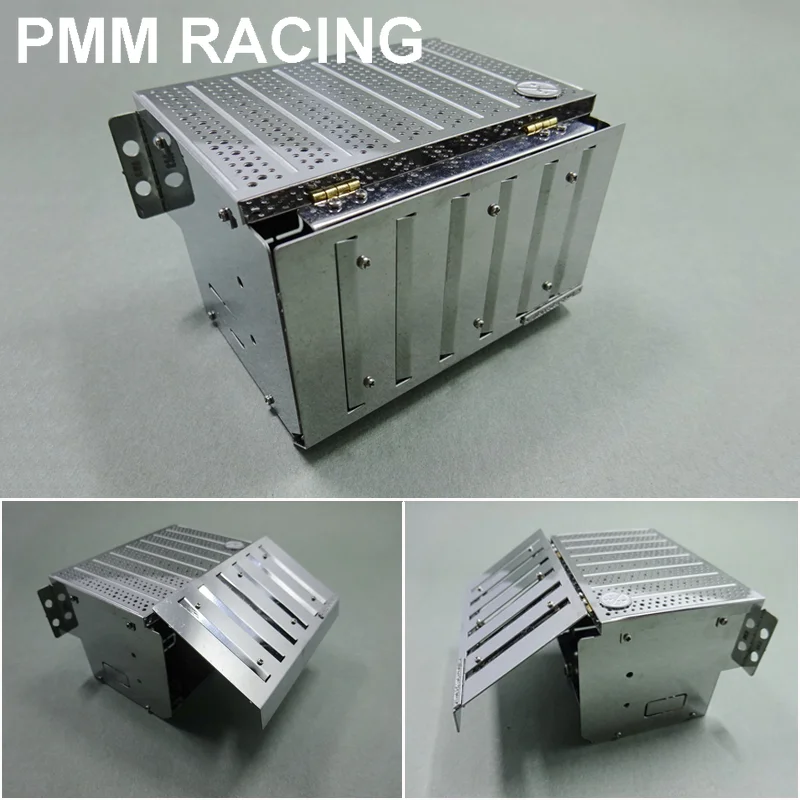 

All Metal Toolbox Battery Case Decorate Upgrade for 1/14 Tamiya RC Truck Trailer Tipper Scania MAN Benz Volvo Car Diy Parts