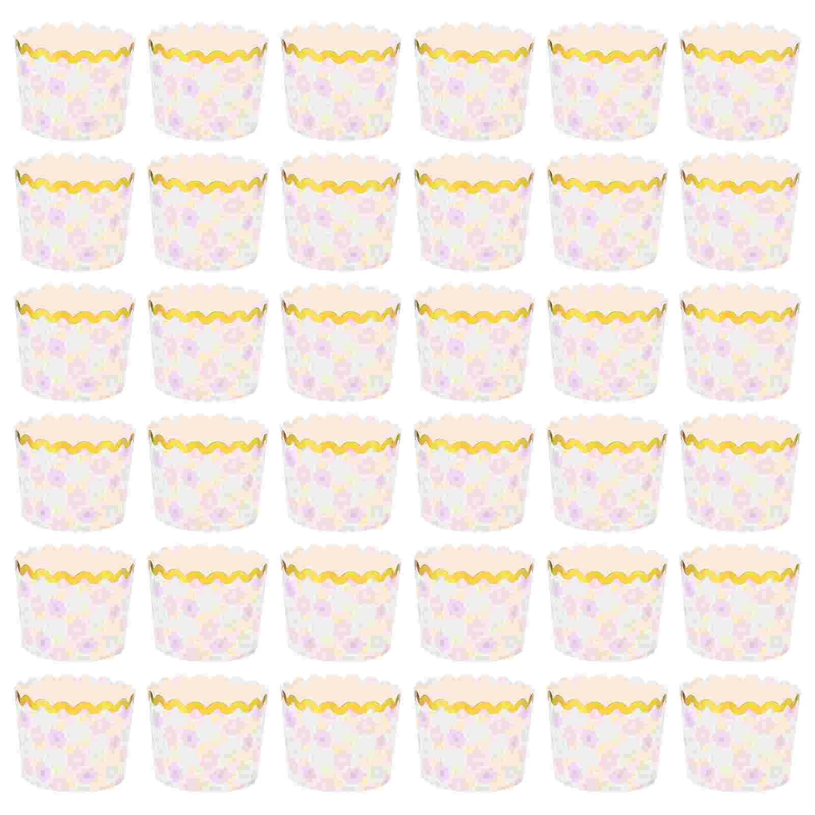 

50pcs Muffin Cup Paper Cup Cupcake Cup for Home Dessert Shop