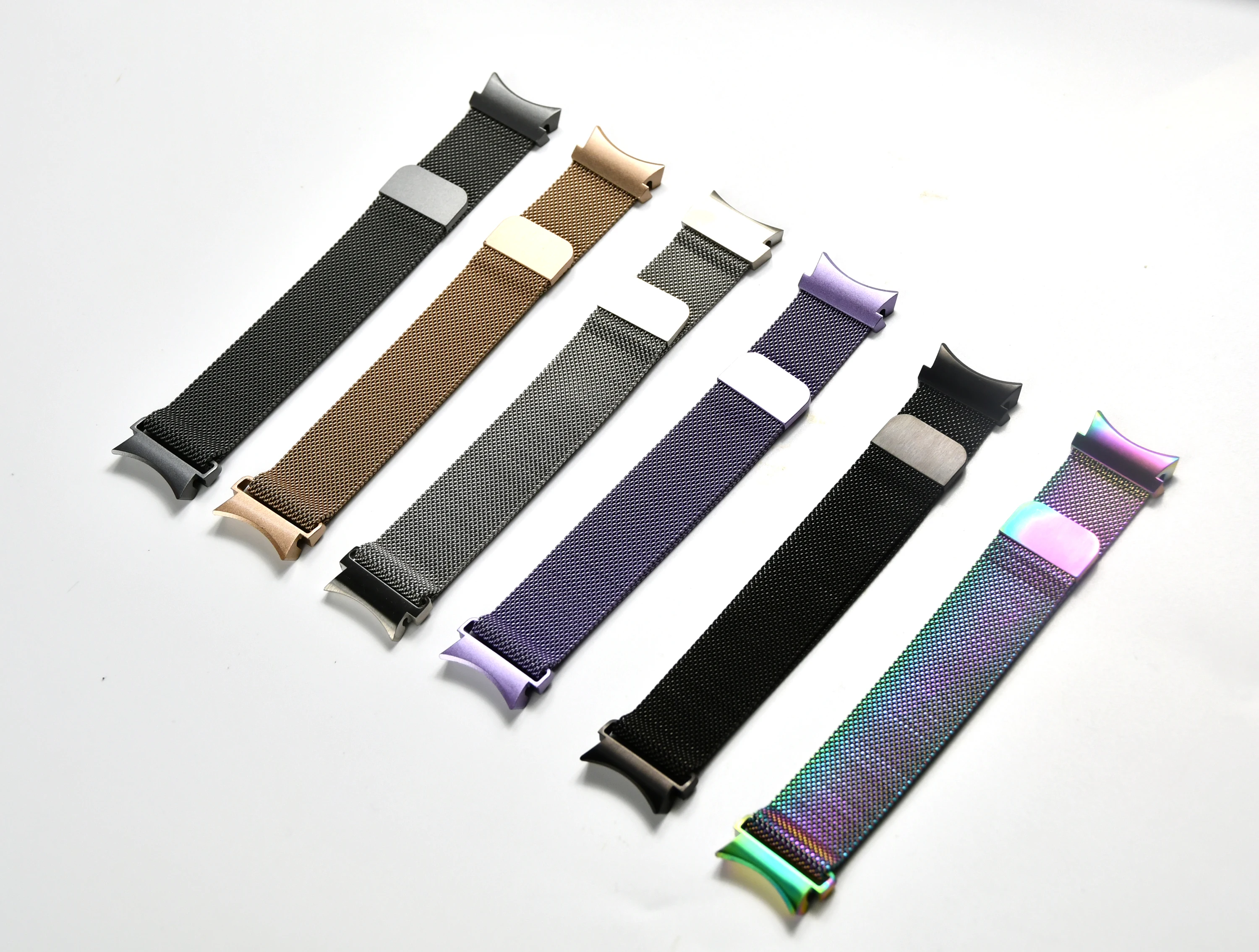 

GOOSUU Samsung Watch 4 strap galaxy/watch 4 calssic Milanese Stainless Steel Magnetic Loop strap for Samsung watch 4 metal strap