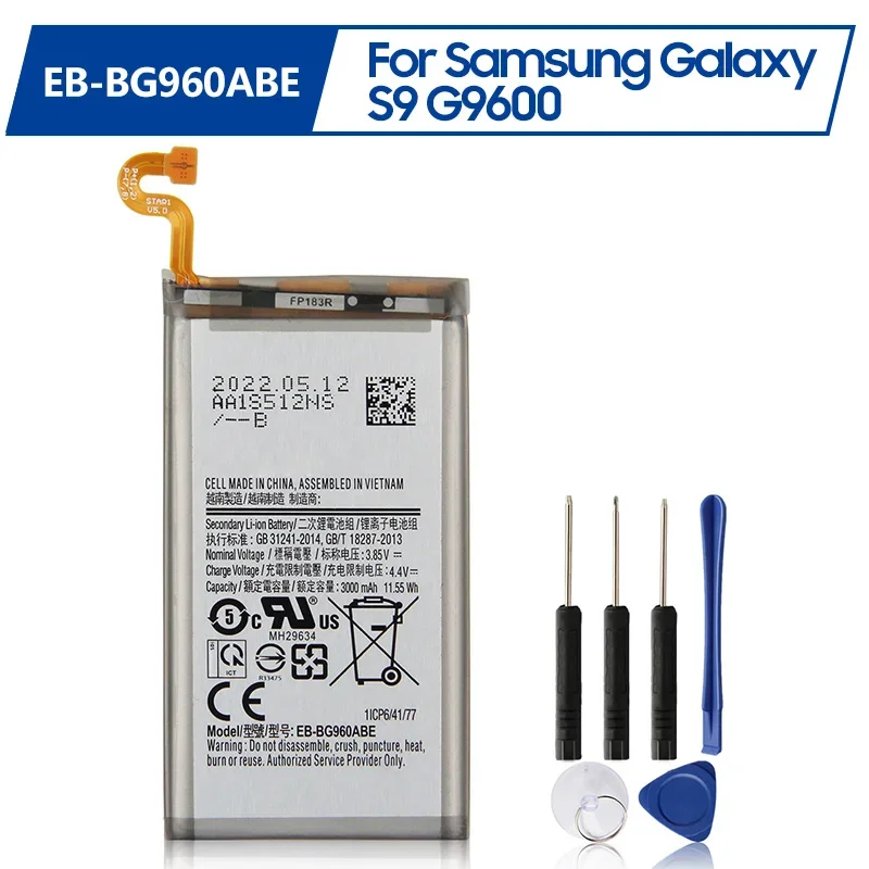 Производство 2024 аккумулятор для телефона EB-BG960ABE Samsung Galaxy S9 G9600 SM-G960F SM-G960 G960U G960W