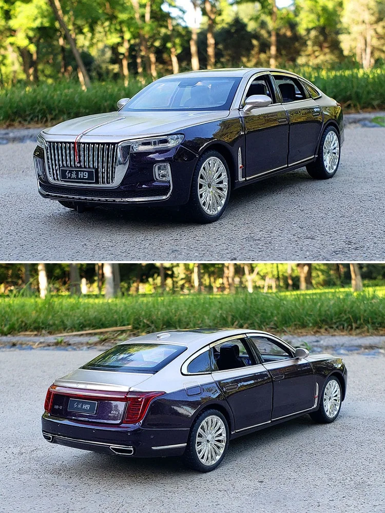 Китайская лимузин HongQi H9 украшение для дома имитация изысканных литых и